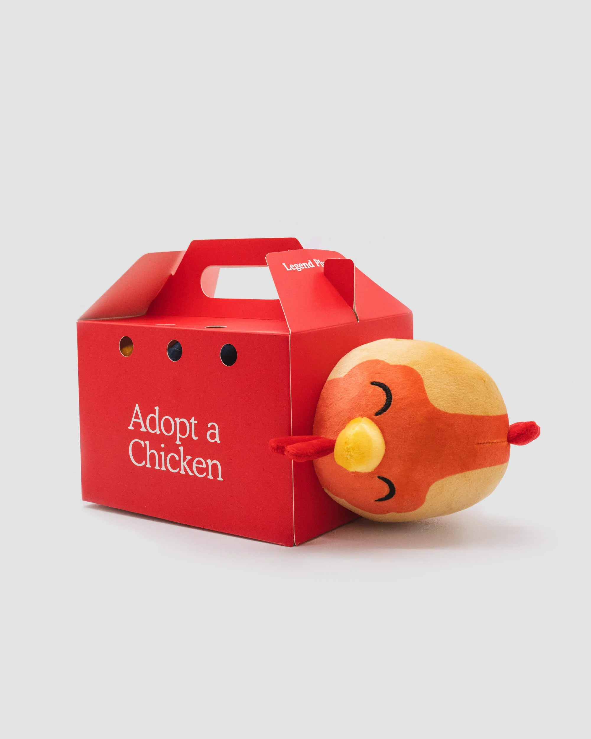 Rainbow Chicken Plushie - Image 4