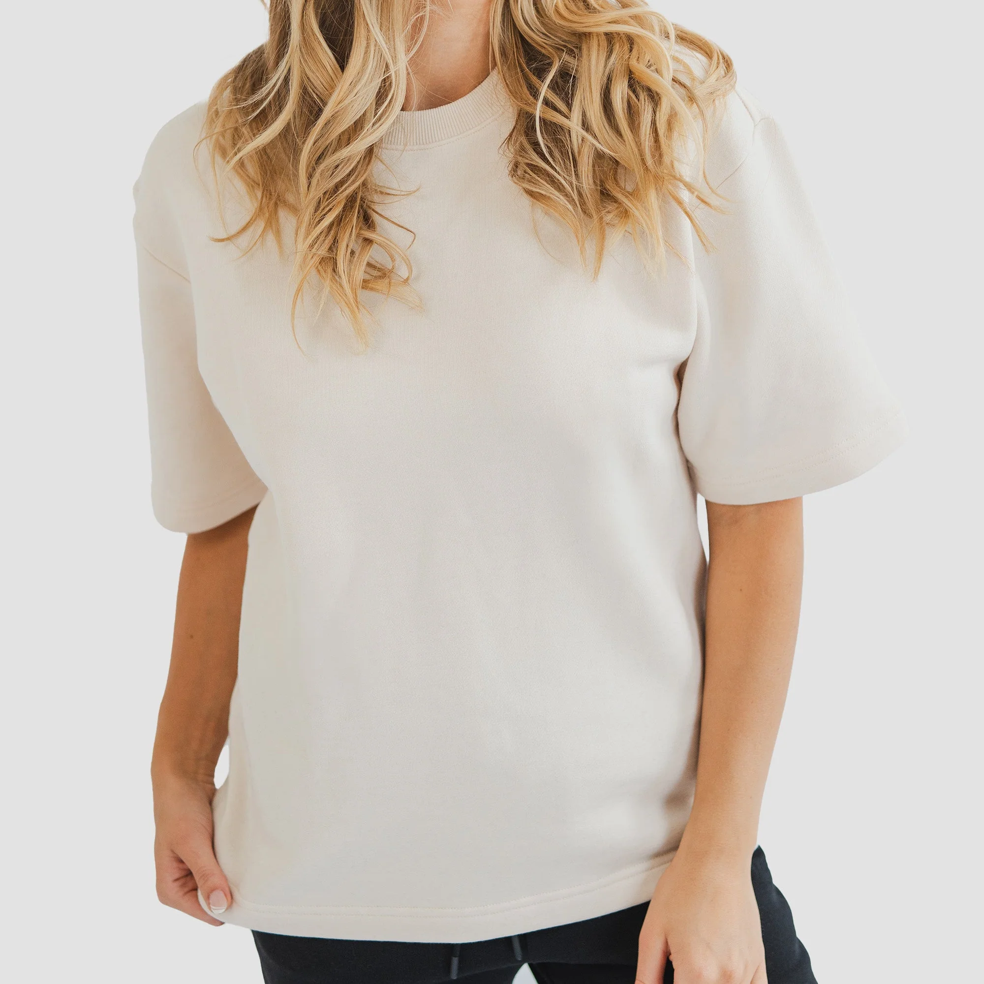 Women's AlpacaCloud® Oversized Heavyweight Tee - Image 7